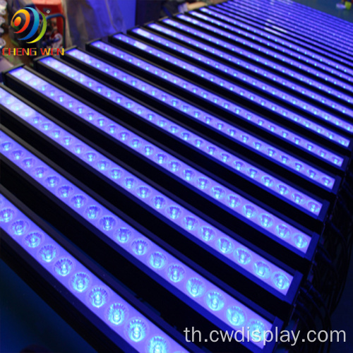 กันน้ำ 18PCS RGBW 4IN1 LED Wall Washer Light